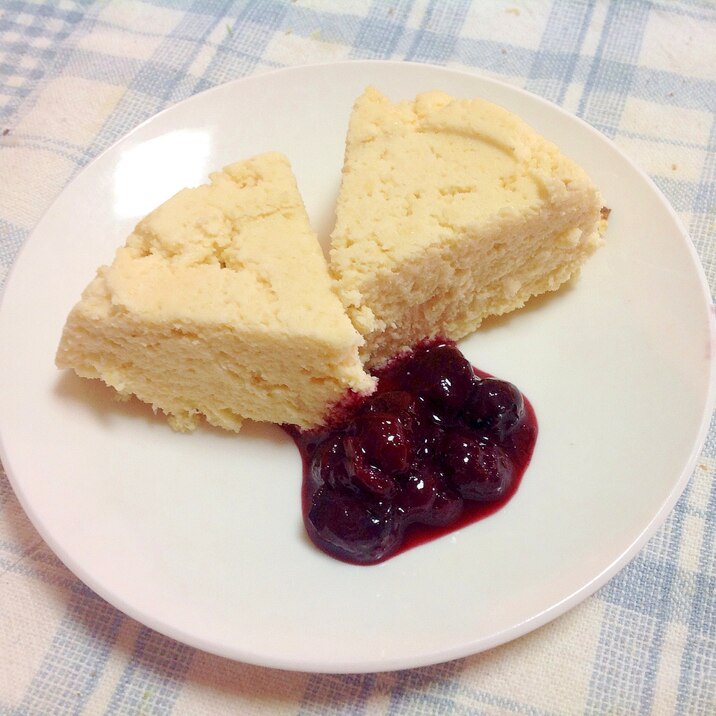 低糖質な☆おからチーズケーキ♪(^○^)